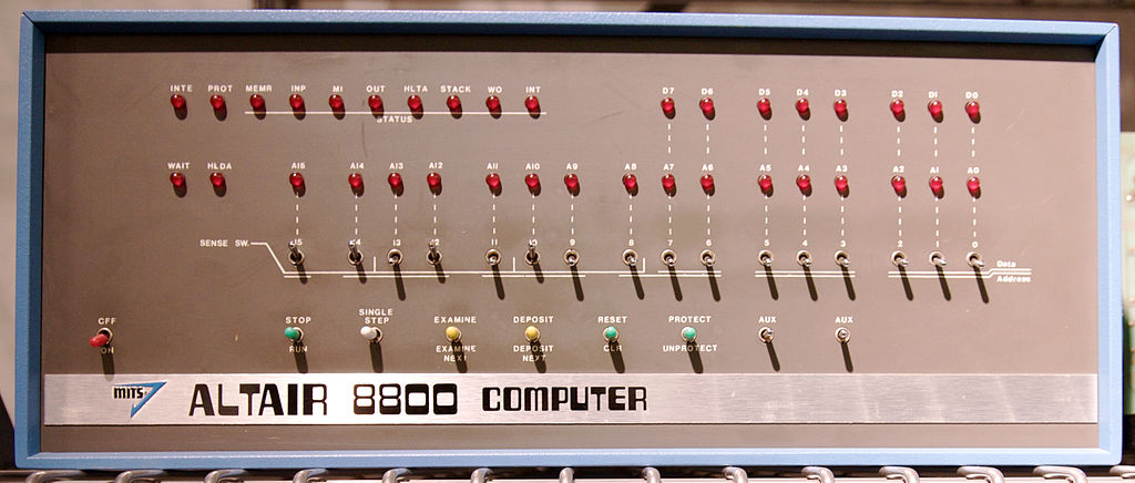 Altair 8800 Front Panel